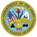 The seal of the United States Army